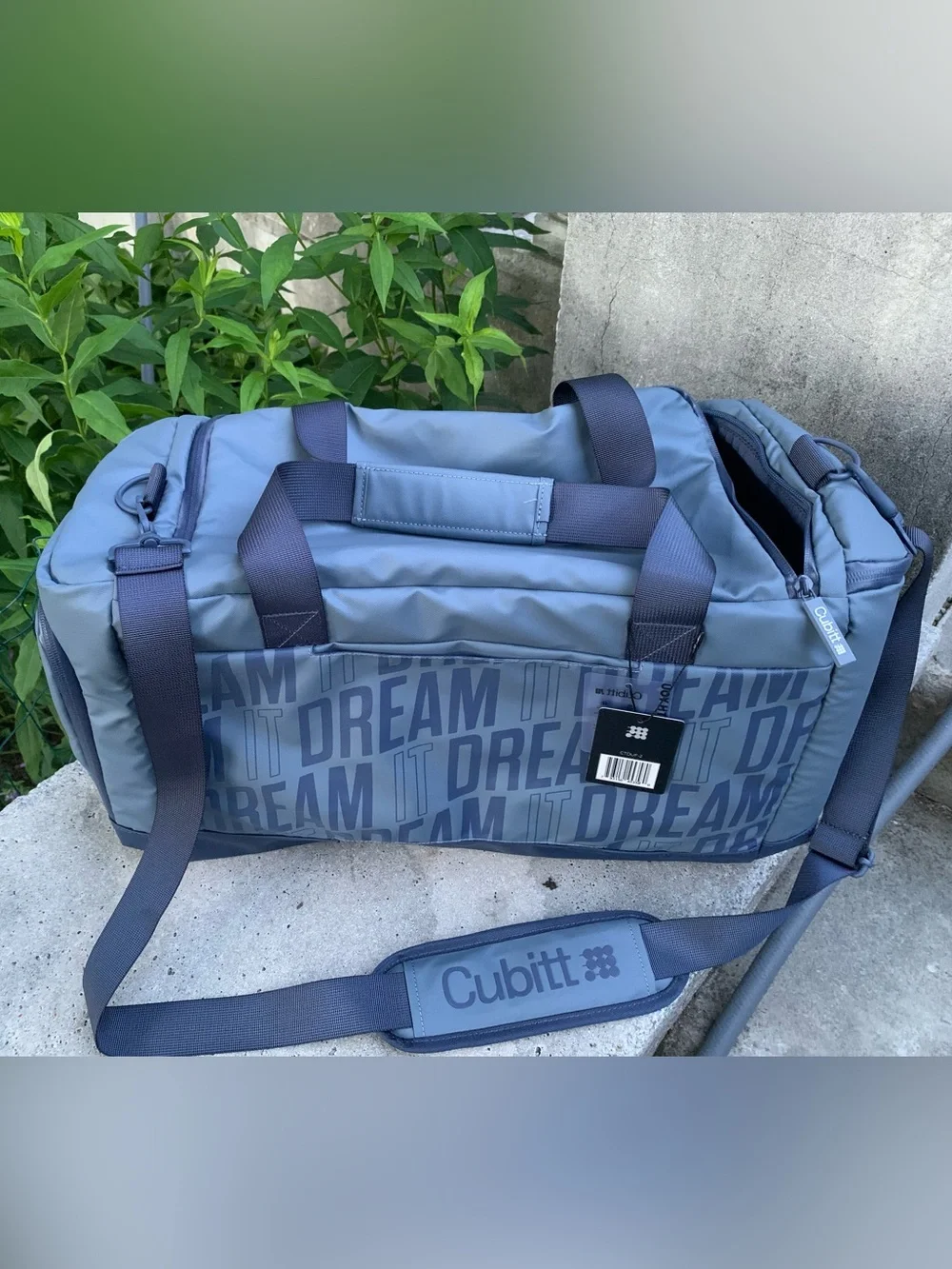 Blue Travel Duffel Bag -Weekend Bag